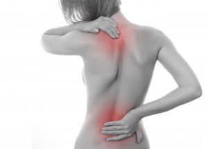 Female,Body,Showing,Pain,In,Back,Spine.medical,Concept